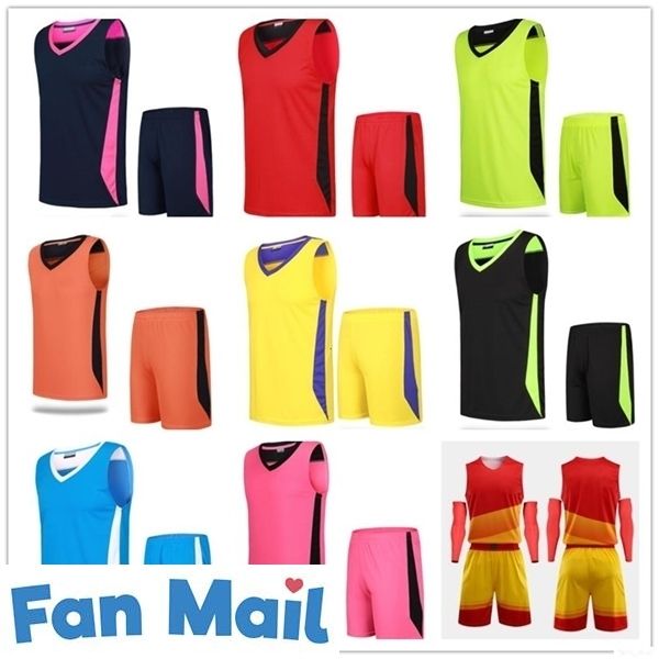 customize any name any number man women girl youth kids boys basketball jerseys sport shirts as the pictures you offer aa0302, Black;red