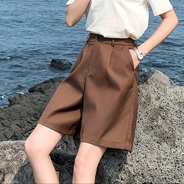 fashion high waist women shorts casual half- length sashes belted loose pockets 2021 spring summer women's, White;black
fashion high waist women shorts casual half- length sashes belted loose pockets 2021 spring summer women's, White;black