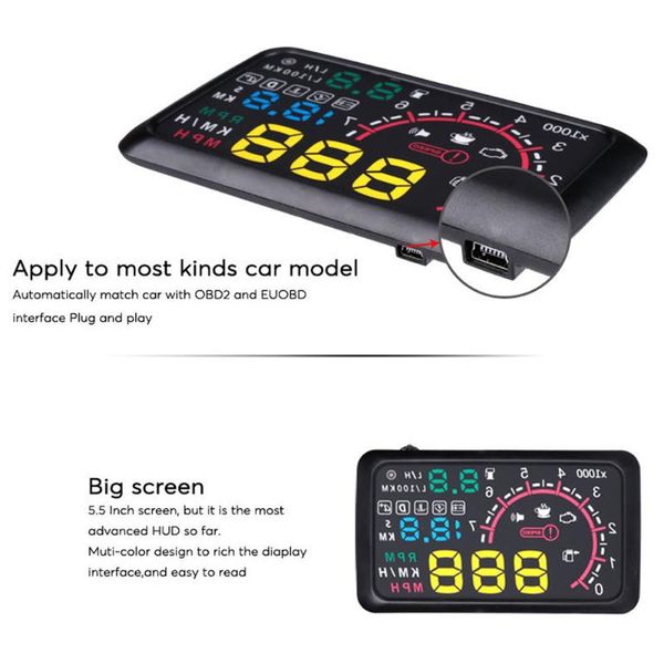 car video hud head up display obd scanner speed windscreen projector fuel overspeed warning alarm diagnostic tool
car video hud head up display obd scanner speed windscreen projector fuel overspeed warning alarm diagnostic tool