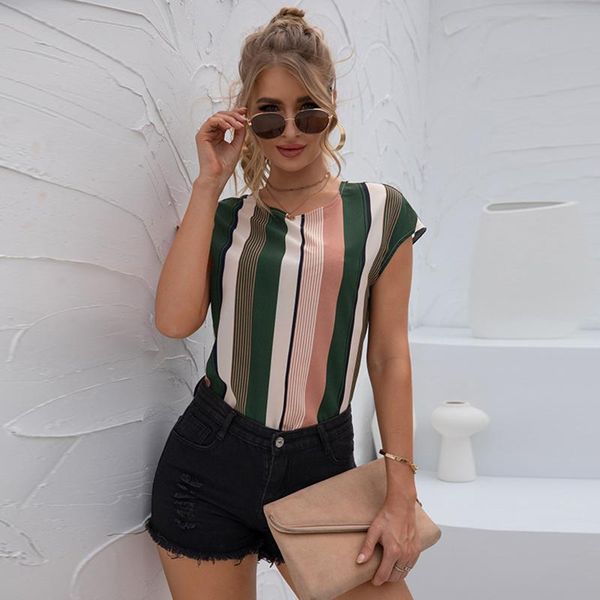 women's t-shirt stripe print t-shirts for women backless ladies casual short sleeves o-neck summer clothing streetwear korean style tsh, White
women's t-shirt stripe print t-shirts for women backless ladies casual short sleeves o-neck summer clothing streetwear korean style tsh, White