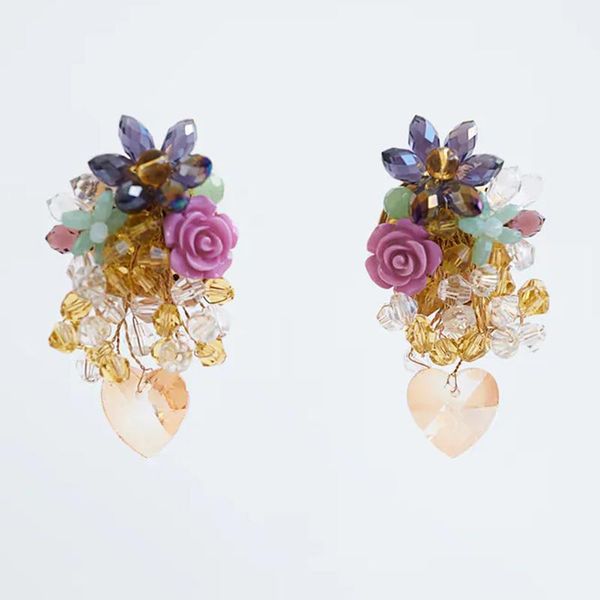 earrings boho ethnic handmade crystal beaded flower drop for women statement bling big heart dangle earring jewelry & chandelier, Silver
earrings boho ethnic handmade crystal beaded flower drop for women statement bling big heart dangle earring jewelry & chandelier, Silver