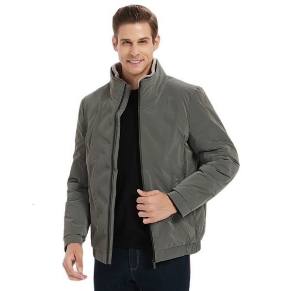 men white duck down jacket warm thick puffer coat male casual overcoat stand collar zipper thermal winter, Black
men white duck down jacket warm thick puffer coat male casual overcoat stand collar zipper thermal winter, Black