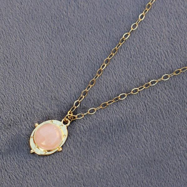 pink love natural stone stainless steel eye pendant for women vacuum plating golden necklace 42cm chain choker holiday gift necklaces, Silver
pink love natural stone stainless steel eye pendant for women vacuum plating golden necklace 42cm chain choker holiday gift necklaces, Silver