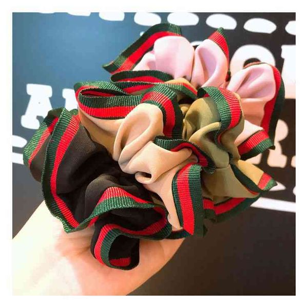 Barrettes Hairpin Korean Style Hair Circle Temperament College Green Red Stripe Solid Color Versatile Double-layer Head Tie Ornament, Golden;silver
Barrettes Hairpin Korean Style Hair Circle Temperament College Green Red Stripe Solid Color Versatile Double-layer Head Tie Ornament, Golden;silver