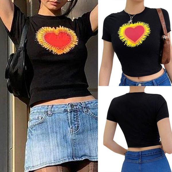 women's t-shirt t shirt women summer fashion heart pattern print t-shirts ladies round neck short sleeve casual mujer camisetas, White
women's t-shirt t shirt women summer fashion heart pattern print t-shirts ladies round neck short sleeve casual mujer camisetas, White