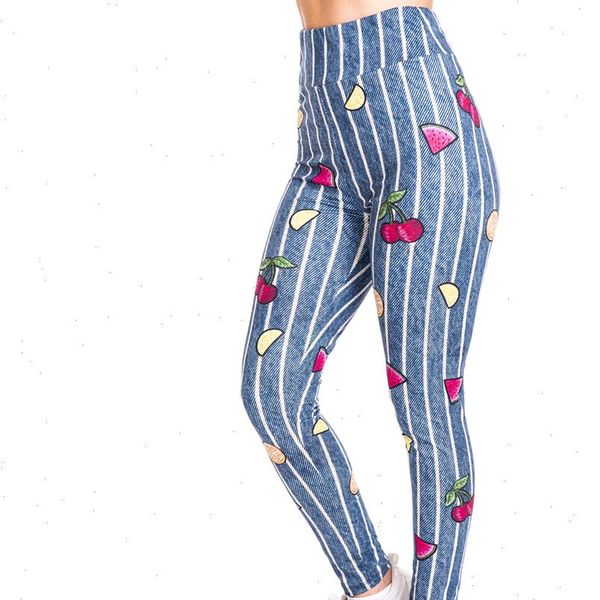 fruit imitate women legging jeans print leggings push up fashion pants high waist workout jogging for athleisure training, Black
fruit imitate women legging jeans print leggings push up fashion pants high waist workout jogging for athleisure training, Black