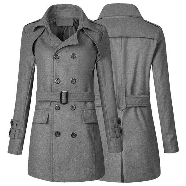 men's trench coats fashion male jacket veste femme autumn and winter jackets casual warm double-breasted mid-length windbreaker woolen, Tan;black
men's trench coats fashion male jacket veste femme autumn and winter jackets casual warm double-breasted mid-length windbreaker woolen, Tan;black