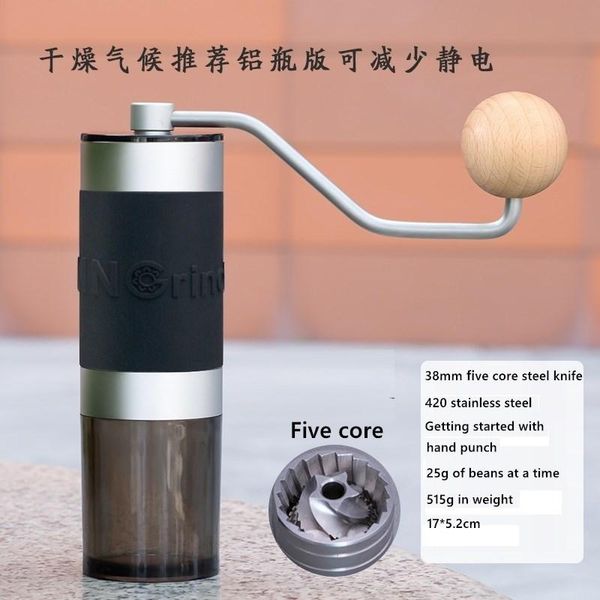 manual coffee grinder mini hand handmade bean stainless steel burr grinders mill
manual coffee grinder mini hand handmade bean stainless steel burr grinders mill