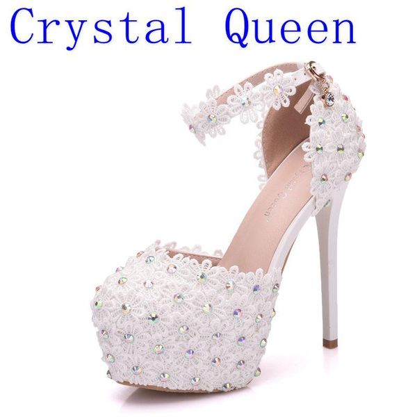 dress shoes crystal qeen white lace high-heeled platform round flower bride wedding wristband ab color diamonds pumps sandals, Black
dress shoes crystal qeen white lace high-heeled platform round flower bride wedding wristband ab color diamonds pumps sandals, Black