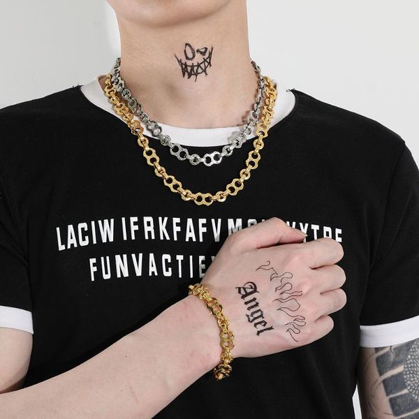 chokers hip-hop motorcycle handcuffs chain necklace choker charm male collar metal fashion jewelry rock party accessories gifts, Golden;silver
chokers hip-hop motorcycle handcuffs chain necklace choker charm male collar metal fashion jewelry rock party accessories gifts, Golden;silver