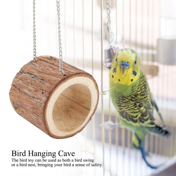 natural wooden tree nest bird cave parrot cage accessory swing hanging refuge with chain hamster house ornament cages
natural wooden tree nest bird cave parrot cage accessory swing hanging refuge with chain hamster house ornament cages