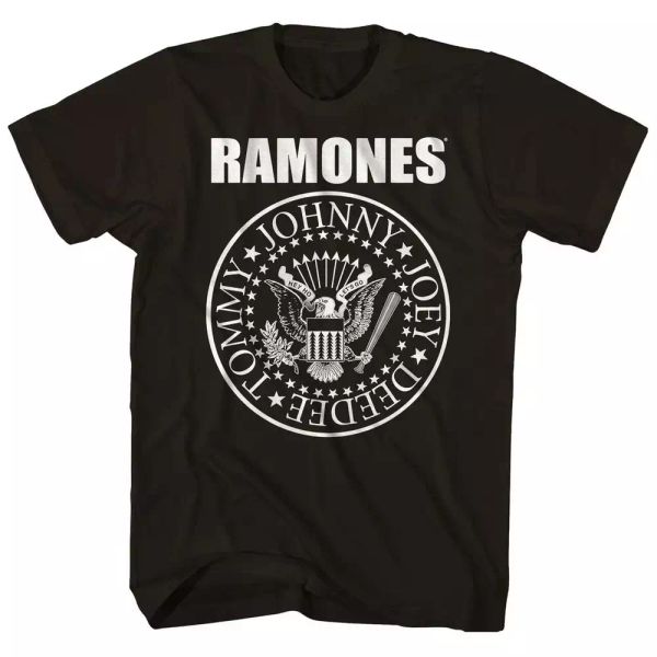 ramones seal logo t shirt mens licensed rock n roll music concert tee new black, White;black
ramones seal logo t shirt mens licensed rock n roll music concert tee new black, White;black