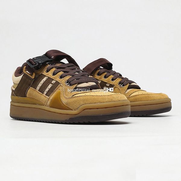 shoes designer bad bunny forum buckle low men womens sneakers women chaussures in pink brown , with extra laces
shoes designer bad bunny forum buckle low men womens sneakers women chaussures in pink brown , with extra laces