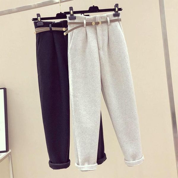 women's pants & capris cloth slacks female 2021 tall waist straight turnip easing students nine points haroun, Black;white
women's pants & capris cloth slacks female 2021 tall waist straight turnip easing students nine points haroun, Black;white