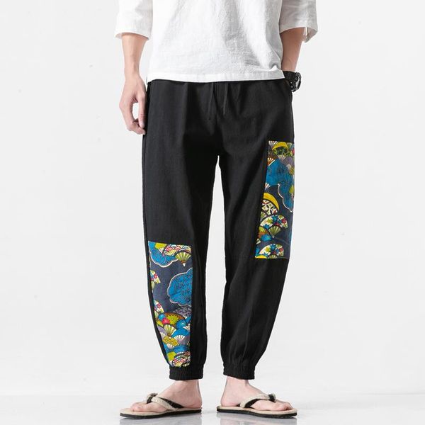 men's pants harem nice mens streetwear fashion joggers patchwork harajuku trousers cotton linen elastic waist hip hop men, Black
men's pants harem nice mens streetwear fashion joggers patchwork harajuku trousers cotton linen elastic waist hip hop men, Black