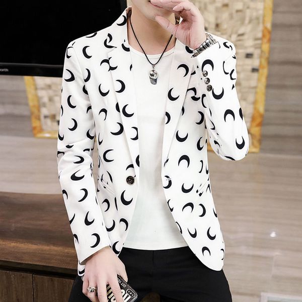 men's suits & blazers spring jacket casual menswear suit korean fashion black white slim menswear, White;black
men's suits & blazers spring jacket casual menswear suit korean fashion black white slim menswear, White;black