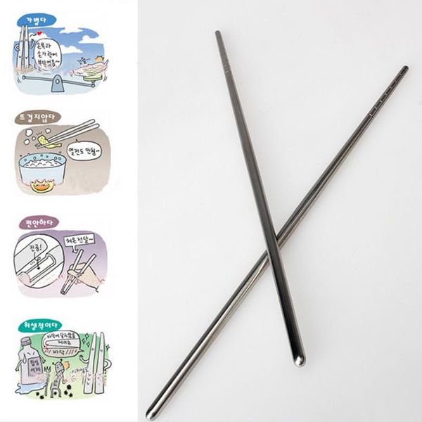 chopsticks 1 pair stainless steel non-slip reusable chopstick home kitchen sticks pld
chopsticks 1 pair stainless steel non-slip reusable chopstick home kitchen sticks pld