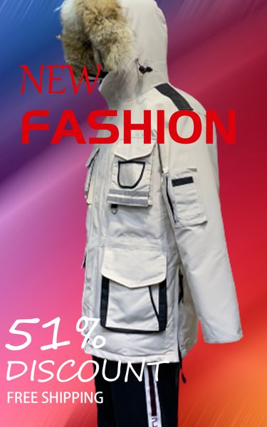 winter canada outdoor leisure sports down jacket white duck windproof parker long leather collar cap warm real wolf fur stylish classic adve, Black
winter canada outdoor leisure sports down jacket white duck windproof parker long leather collar cap warm real wolf fur stylish classic adve, Black