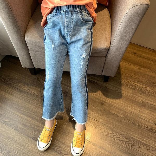 fashion teenage girls jeans blue denim flare pants hole hollow ripped wide leg trousers 2021 kids clothes 8-16 age
fashion teenage girls jeans blue denim flare pants hole hollow ripped wide leg trousers 2021 kids clothes 8-16 age
