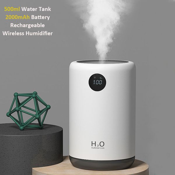 wireless ultrasonic air humidifier 500ml 2000mah portable aroma water mist diffuser battery life show aromatherapy humidificador
wireless ultrasonic air humidifier 500ml 2000mah portable aroma water mist diffuser battery life show aromatherapy humidificador
