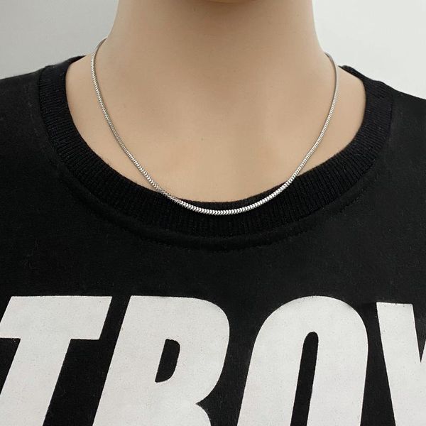 titanium steel stainless milan chain fashion ingot sweater couple jewelry chains, Silver
titanium steel stainless milan chain fashion ingot sweater couple jewelry chains, Silver