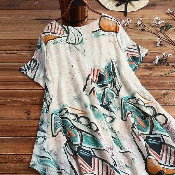 womens blouses vestidos verao ropa mujer plus size women ladies short sleeve print loose blouse pullover shirt floral for, White
womens blouses vestidos verao ropa mujer plus size women ladies short sleeve print loose blouse pullover shirt floral for, White