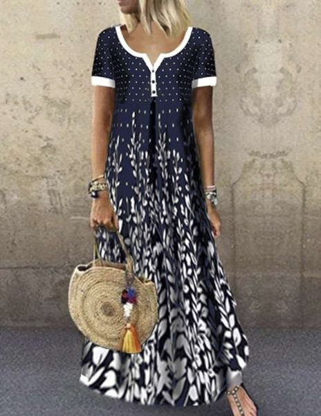 / casual dresses spring summer style long skirt cotton positioning print v-neck short sleeve oversized dress, Black;gray
/ casual dresses spring summer style long skirt cotton positioning print v-neck short sleeve oversized dress, Black;gray