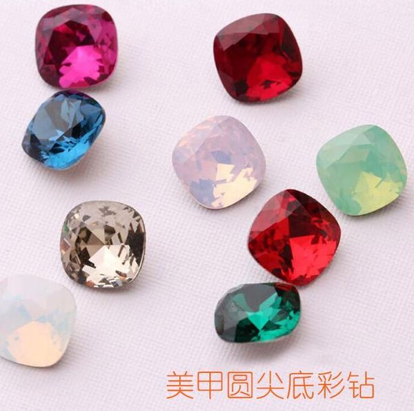 nail art colorful clear crystal opal 6*6mm &rhinestones fashion marquise heart square decorat#1984-1998 decorations, Silver;gold
nail art colorful clear crystal opal 6*6mm &rhinestones fashion marquise heart square decorat#1984-1998 decorations, Silver;gold