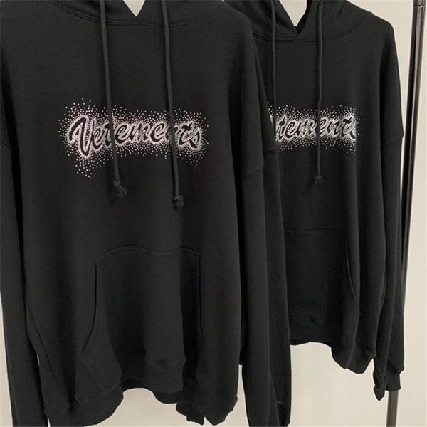 men's hoodies & sweatshirts fw vetements hoodie of men's women bling hoodies strass vtm pullovers sweatshirts umdf, Black
men's hoodies & sweatshirts fw vetements hoodie of men's women bling hoodies strass vtm pullovers sweatshirts umdf, Black