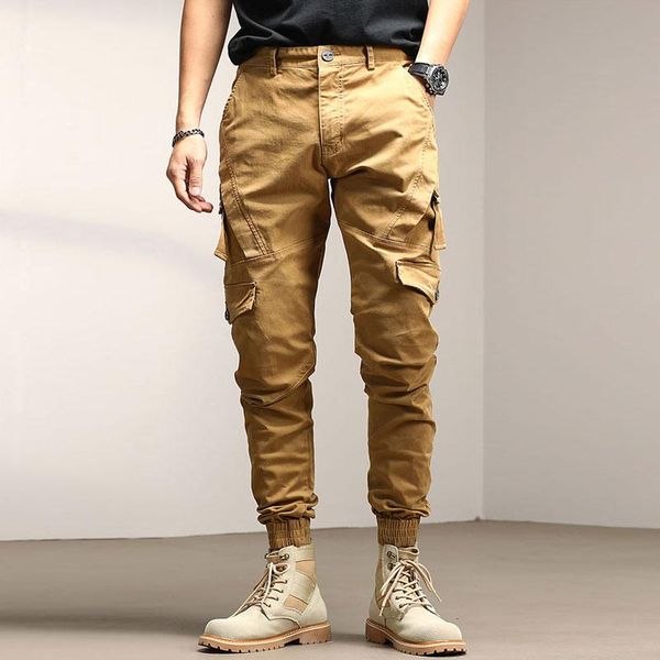 men's jeans japanese vintage fashion men slim fit multi pockets casual cargo pants streetwear hip hop joggers trousers, Blue
men's jeans japanese vintage fashion men slim fit multi pockets casual cargo pants streetwear hip hop joggers trousers, Blue
