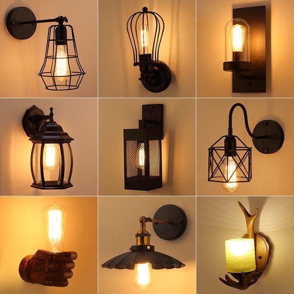 wall lamps loft american iron black lampshade lamp vintage cage guard sconce lighting fixture modern indoor
wall lamps loft american iron black lampshade lamp vintage cage guard sconce lighting fixture modern indoor