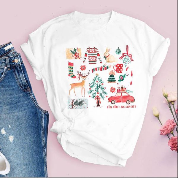 tees women t shirts for print cartoon season time holiday 90s merry christmas clothes lady clothing female shirt graphic, White
tees women t shirts for print cartoon season time holiday 90s merry christmas clothes lady clothing female shirt graphic, White