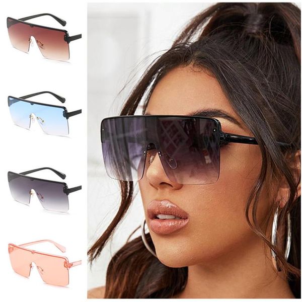 sunglasses fashion semi-rimless sun glasses personality siamese lens adumbral anti-uv spectacles oversize frame eyeglass, White;black
sunglasses fashion semi-rimless sun glasses personality siamese lens adumbral anti-uv spectacles oversize frame eyeglass, White;black