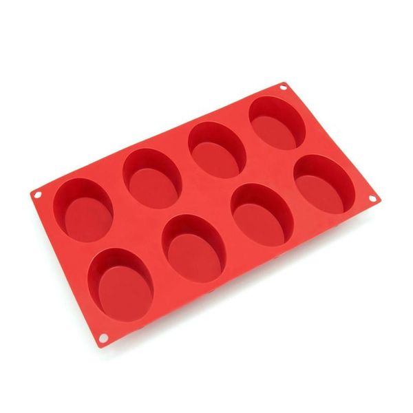 8-cavity oval silicone mold for soap, cake, bread, cupcake, cheesecake, cornbread, muffin, brownie, and more craft tools
8-cavity oval silicone mold for soap, cake, bread, cupcake, cheesecake, cornbread, muffin, brownie, and more craft tools