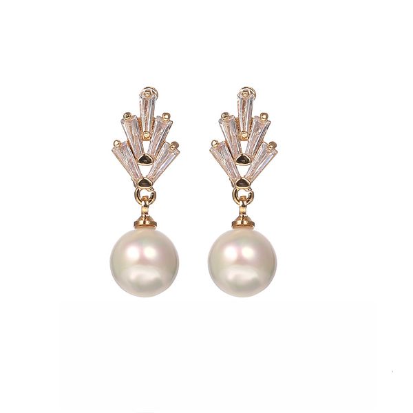 zircon stones clear dangle earring stud white simulated pearl earrings for women lady girls party jewelry bridesmaid gifts, Silver
zircon stones clear dangle earring stud white simulated pearl earrings for women lady girls party jewelry bridesmaid gifts, Silver