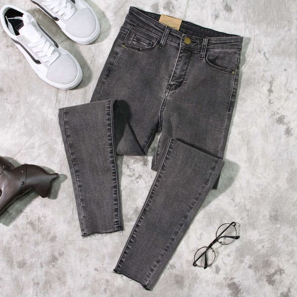 smoky grey women's high waist nine point autumn and winter version slim pants fashion, Blue
smoky grey women's high waist nine point autumn and winter version slim pants fashion, Blue