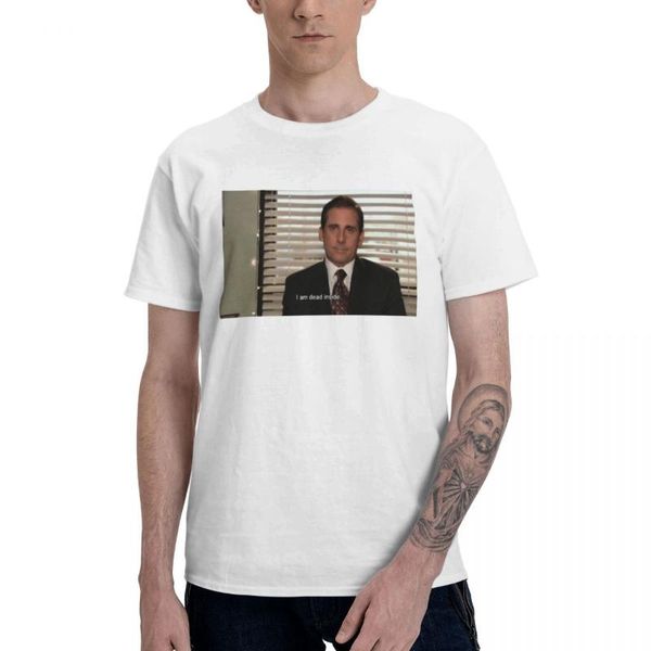 men's t-shirts the office im dead inside t shirt 100% cotton crewneck men shirts short sleeve plus size casual tee hoodie four seasons, White;black
men's t-shirts the office im dead inside t shirt 100% cotton crewneck men shirts short sleeve plus size casual tee hoodie four seasons, White;black