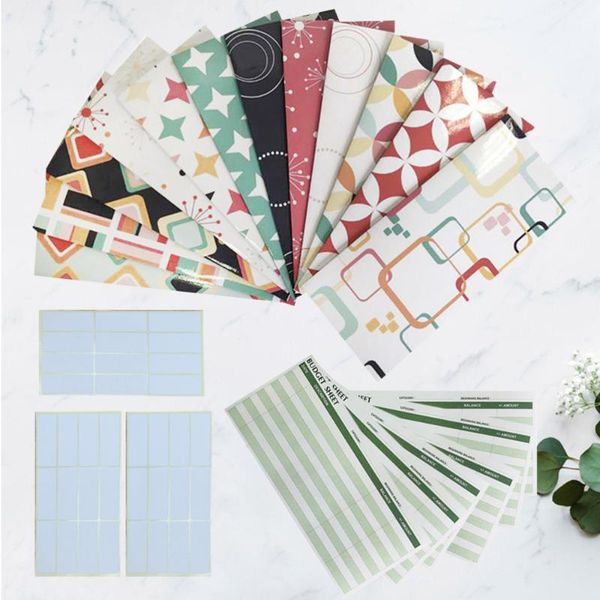 creative cash envelopes assorted money saving system waterproof budget wallet spend plan sheets (12pcs + 24p gift wrap
creative cash envelopes assorted money saving system waterproof budget wallet spend plan sheets (12pcs + 24p gift wrap