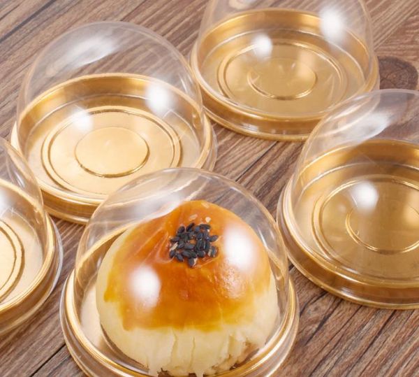 2021 gold black round plastic cake box single individual moon cake tray boxes plastic mooncake pvc boxes food gift packaging boxes, White
2021 gold black round plastic cake box single individual moon cake tray boxes plastic mooncake pvc boxes food gift packaging boxes, White