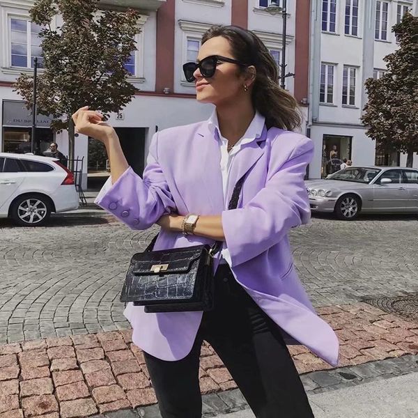 women's suits & blazers european style simple temperament fragrant taro purple casual blazer jacket wild loose single-breasted slim and, White;black
women's suits & blazers european style simple temperament fragrant taro purple casual blazer jacket wild loose single-breasted slim and, White;black