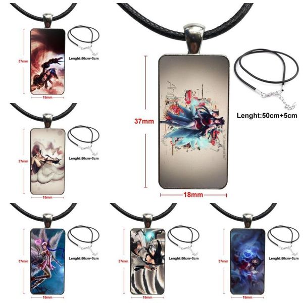 pendant necklaces ahri for women children fashion glass cabochon necklace steel color choker rectangle, Silver
pendant necklaces ahri for women children fashion glass cabochon necklace steel color choker rectangle, Silver