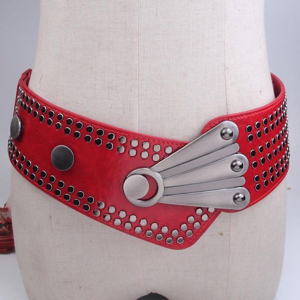 belts fashion women punk rocker wide luxury rivet exquisite ladies elastic red black corset belt female dresses waistband, Black;brown
belts fashion women punk rocker wide luxury rivet exquisite ladies elastic red black corset belt female dresses waistband, Black;brown