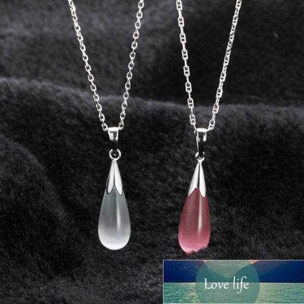 silver 925 necklaces for women water drop opal pendant necklace chain collier choker fashion jewelry accessories bijoux gifts
silver 925 necklaces for women water drop opal pendant necklace chain collier choker fashion jewelry accessories bijoux gifts