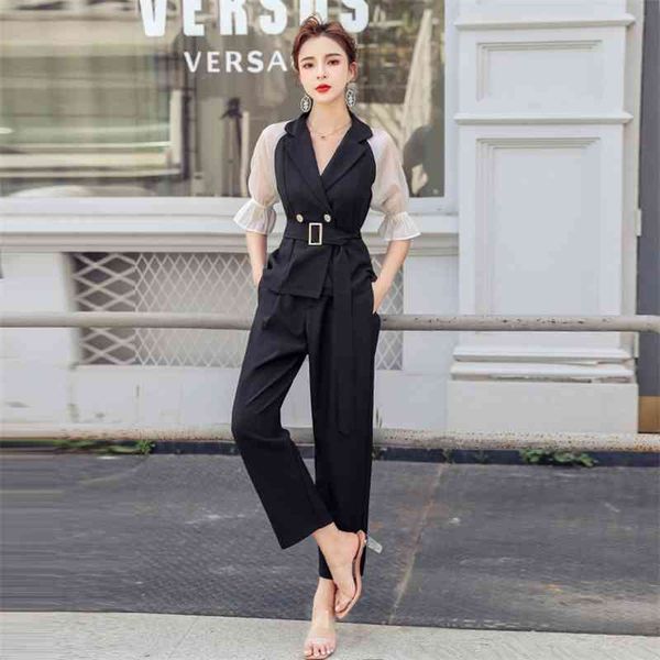autumn pant suits women ol temperament turn-down collar double breasted coat + high waist straight pants two-piece women 210520, White
autumn pant suits women ol temperament turn-down collar double breasted coat + high waist straight pants two-piece women 210520, White