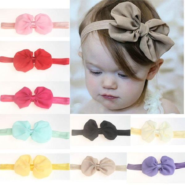 hair accessories 14-color baby headband elastic solid color chiffon bow children's hairband turban, Slivery;white
hair accessories 14-color baby headband elastic solid color chiffon bow children's hairband turban, Slivery;white