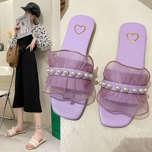 sandals fashion square crystal flats pearl women slippers lace ruffles string bead open toe fairy style female 7no0, Black
sandals fashion square crystal flats pearl women slippers lace ruffles string bead open toe fairy style female 7no0, Black