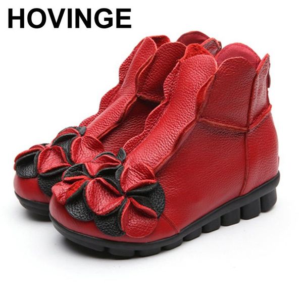 boots hovinge spring vintage genuine leather ankle female floral flat casual warm shoes soft bottom comfortable mother, Black
boots hovinge spring vintage genuine leather ankle female floral flat casual warm shoes soft bottom comfortable mother, Black