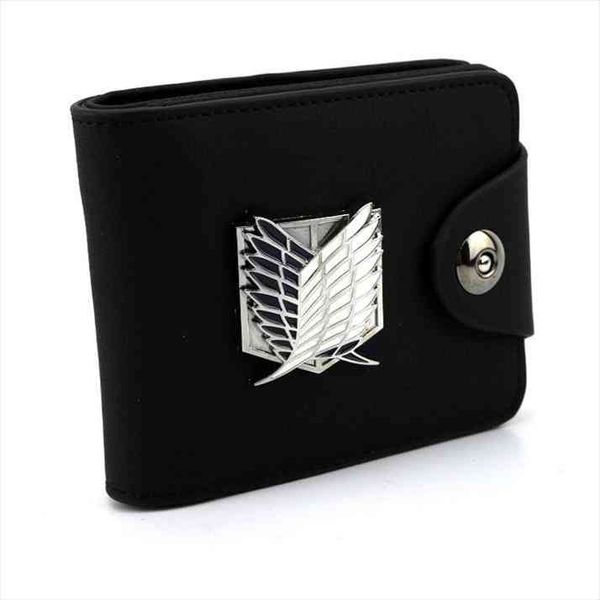men boys attack on titan wings of om luffy wallet anime skull purse black pu leather, Red;black
men boys attack on titan wings of om luffy wallet anime skull purse black pu leather, Red;black