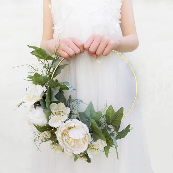 luanqi iron hoop for flroal wreath accessory gold metal ring wedding supply bride artificial flowers circle christmas ornaments decorative &
luanqi iron hoop for flroal wreath accessory gold metal ring wedding supply bride artificial flowers circle christmas ornaments decorative &