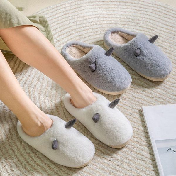 slippers 2021 cartoon cute horns women warm non-slip thick bottom furry cotton ladies shoes indoor home winter plush slides, Black
slippers 2021 cartoon cute horns women warm non-slip thick bottom furry cotton ladies shoes indoor home winter plush slides, Black